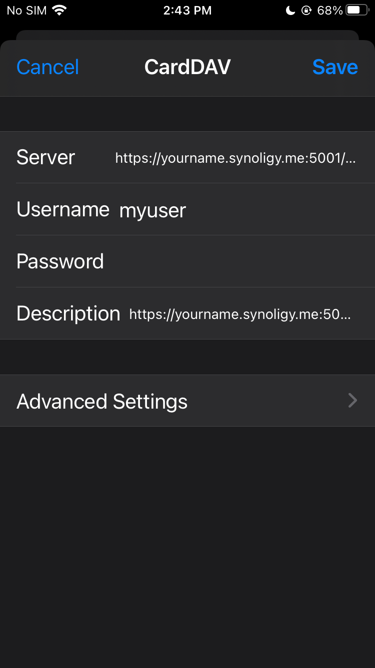 Synology Calendar Sync with Android and iPhone